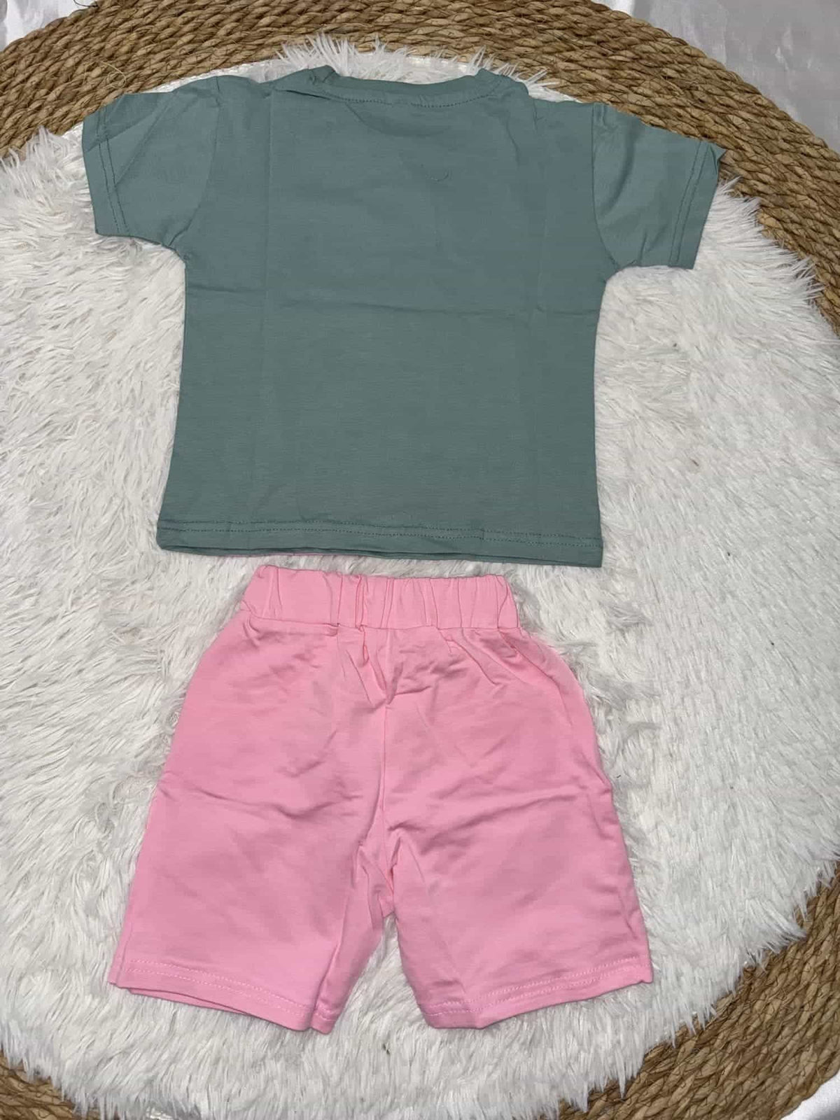 Best Girl Pink Shorts Set – Girl (Best Girl Text)