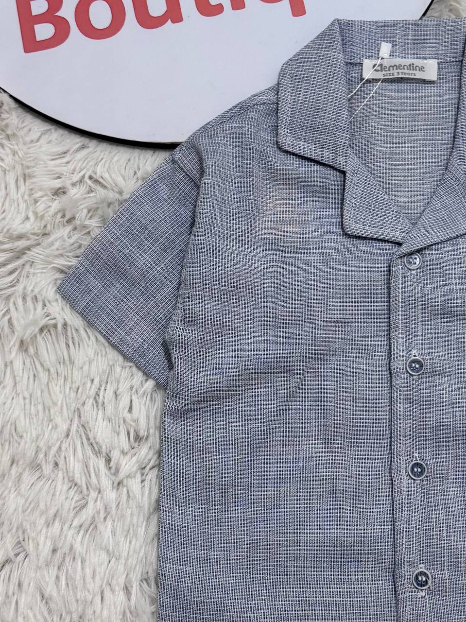 Boys Premium Textured Shirt