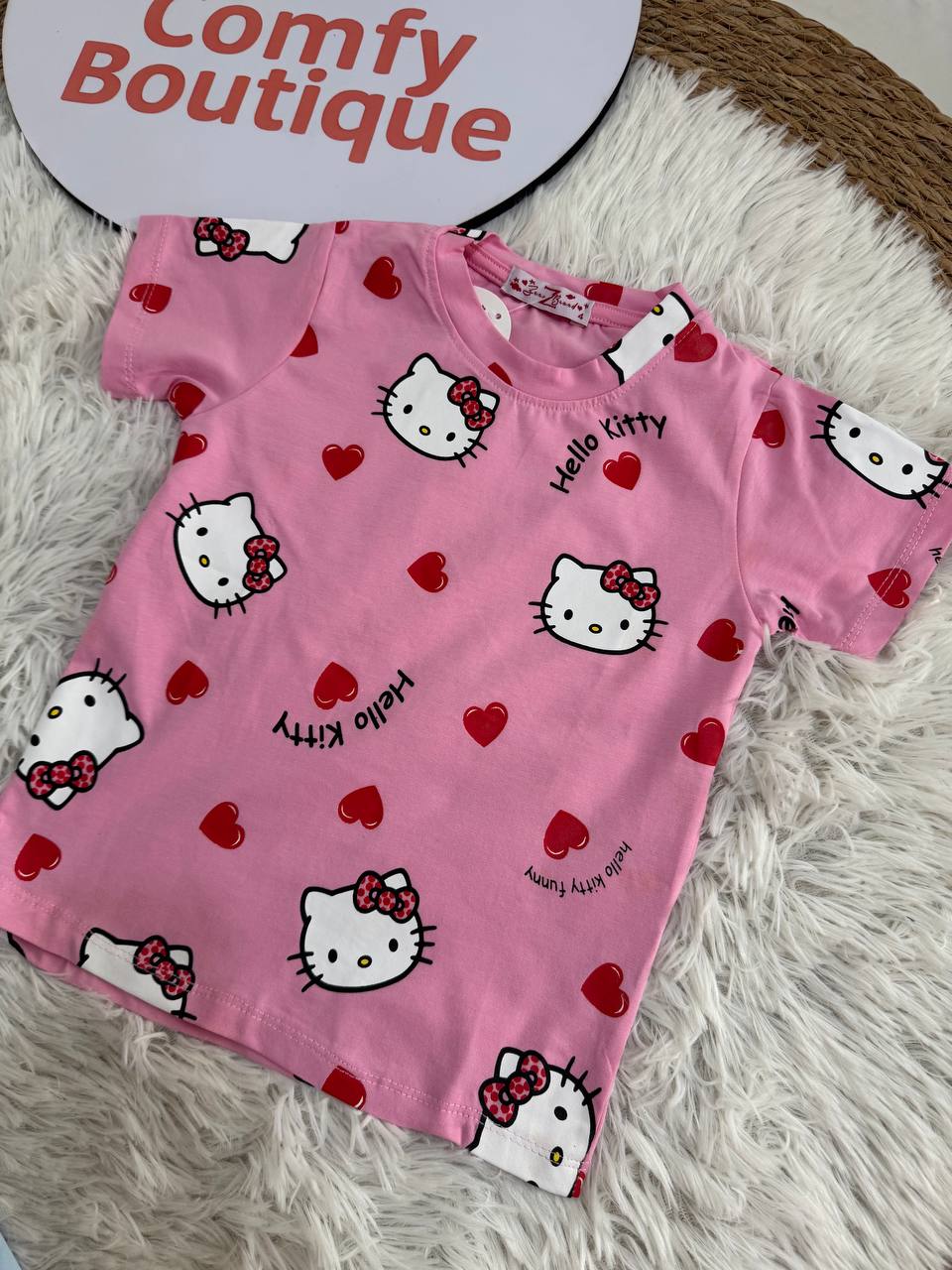 *Hello Kitty Hearts Girls Pajama Set