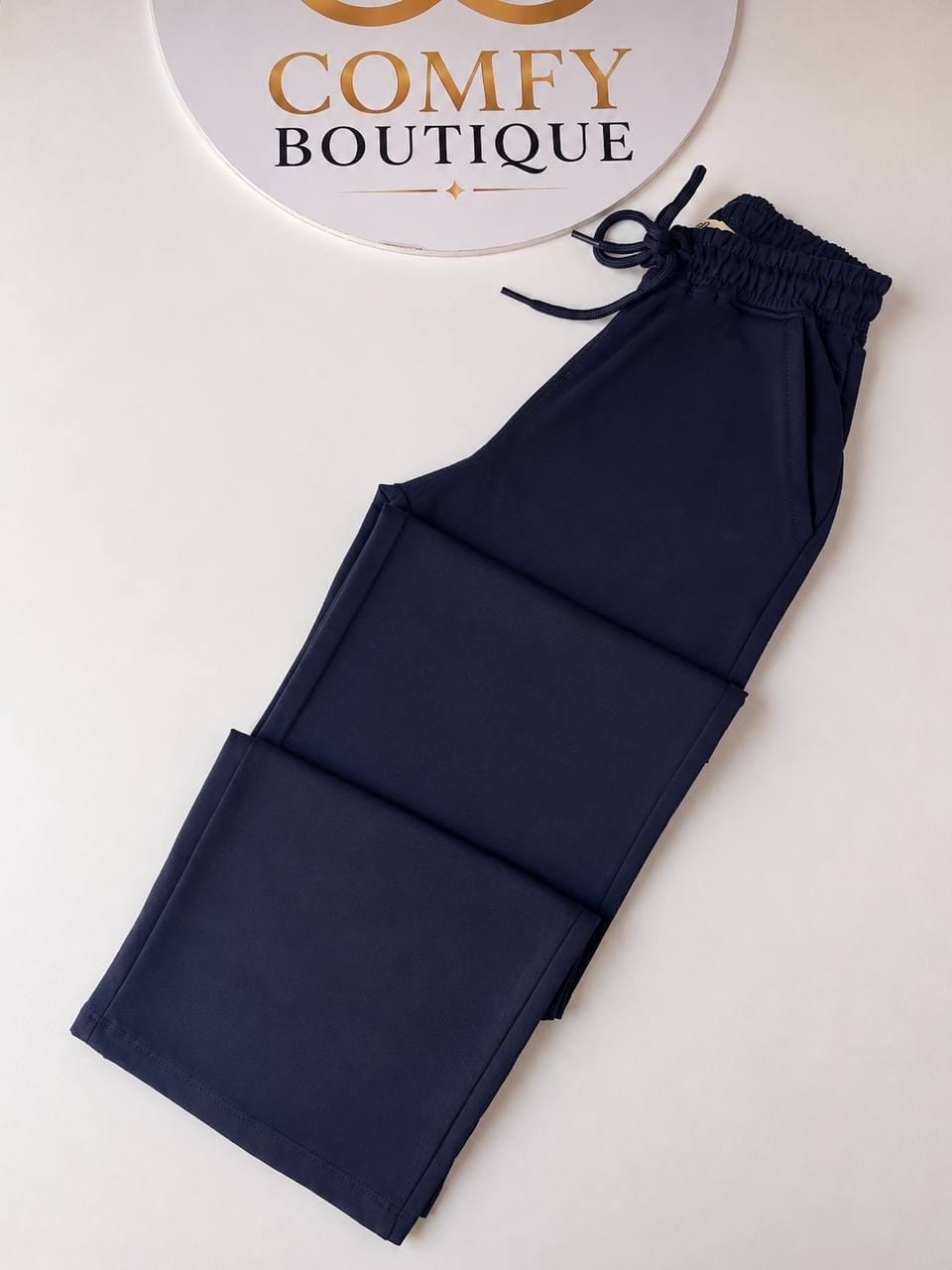 Women’s Wide Leg Lounge Pants – High Waisted Relaxed Fit Sweatpants : CH022BL