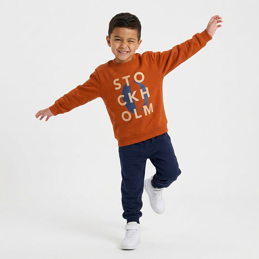Stockholm Cargo Set – Orange & Navy