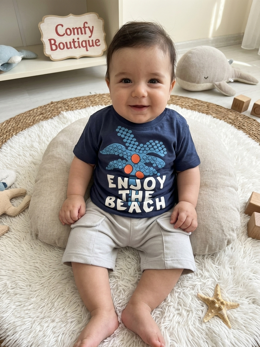 Little Surfer Casual Summer Set