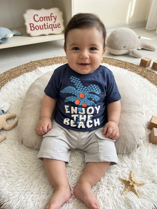 Little Surfer Casual Summer Set
 B205-6B