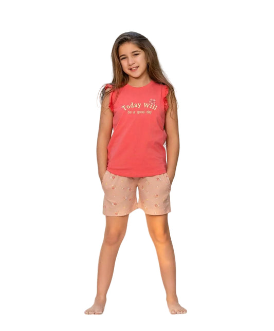 Summer girls lounge set pajamas MO3252