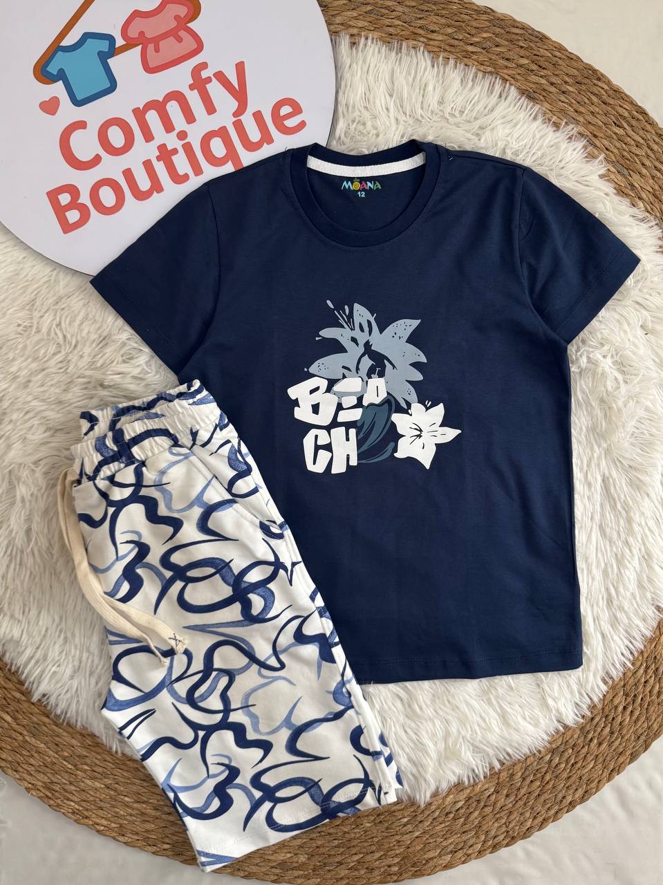Beach Vibes Only Boys Summer Set