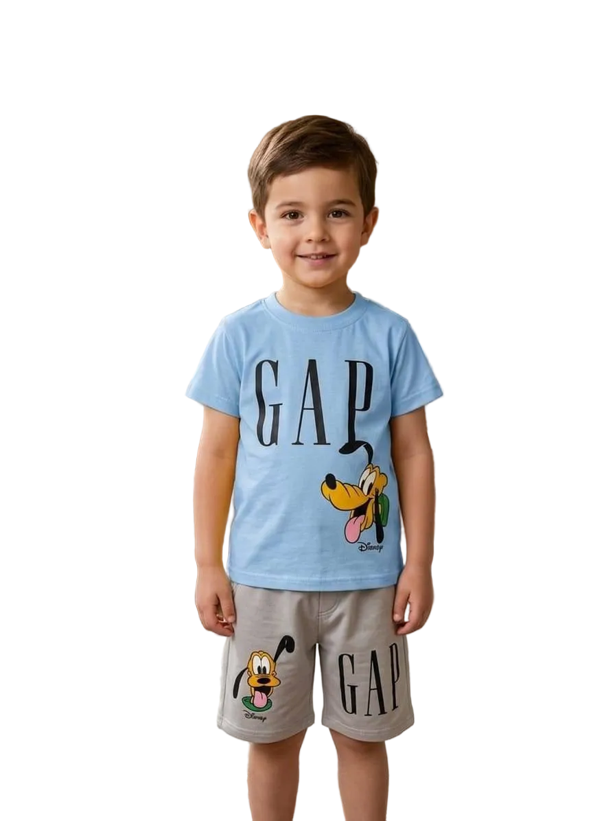 Cute Disney Pluto Summer Outfit for Boys