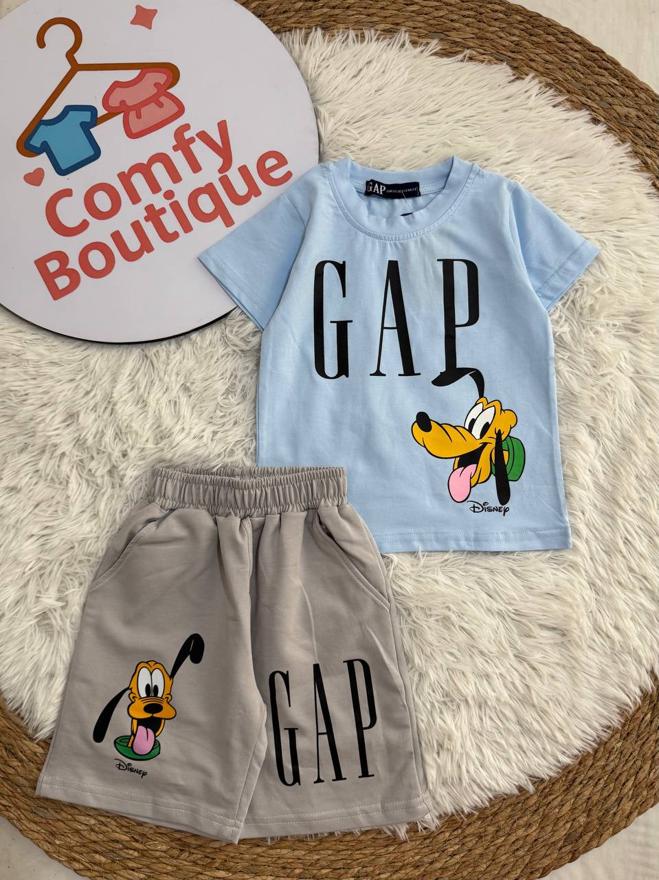 Cute Disney Pluto Summer Outfit for Boys