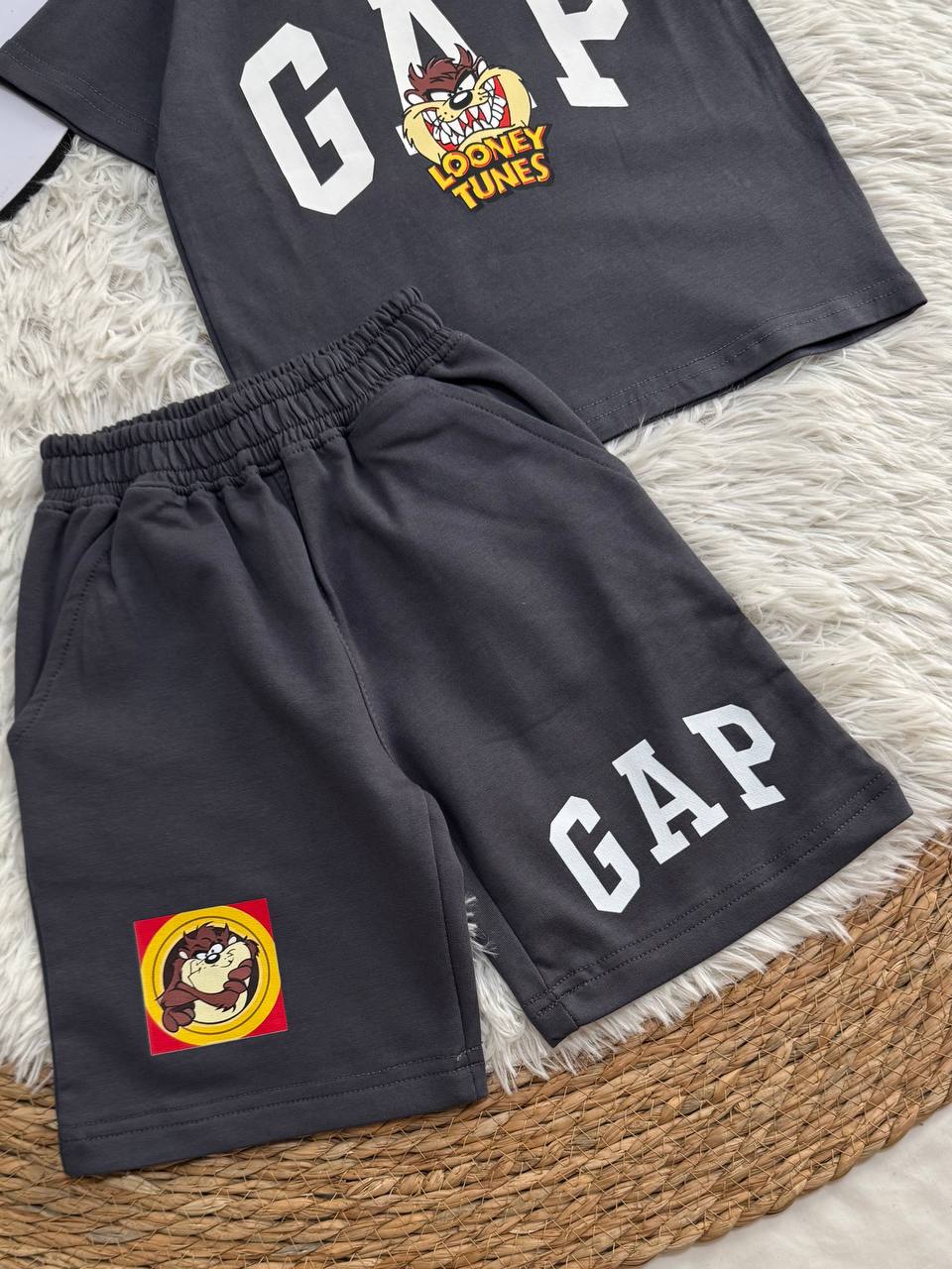 Fun Cartoon-Themed Summer Outfit for Boys