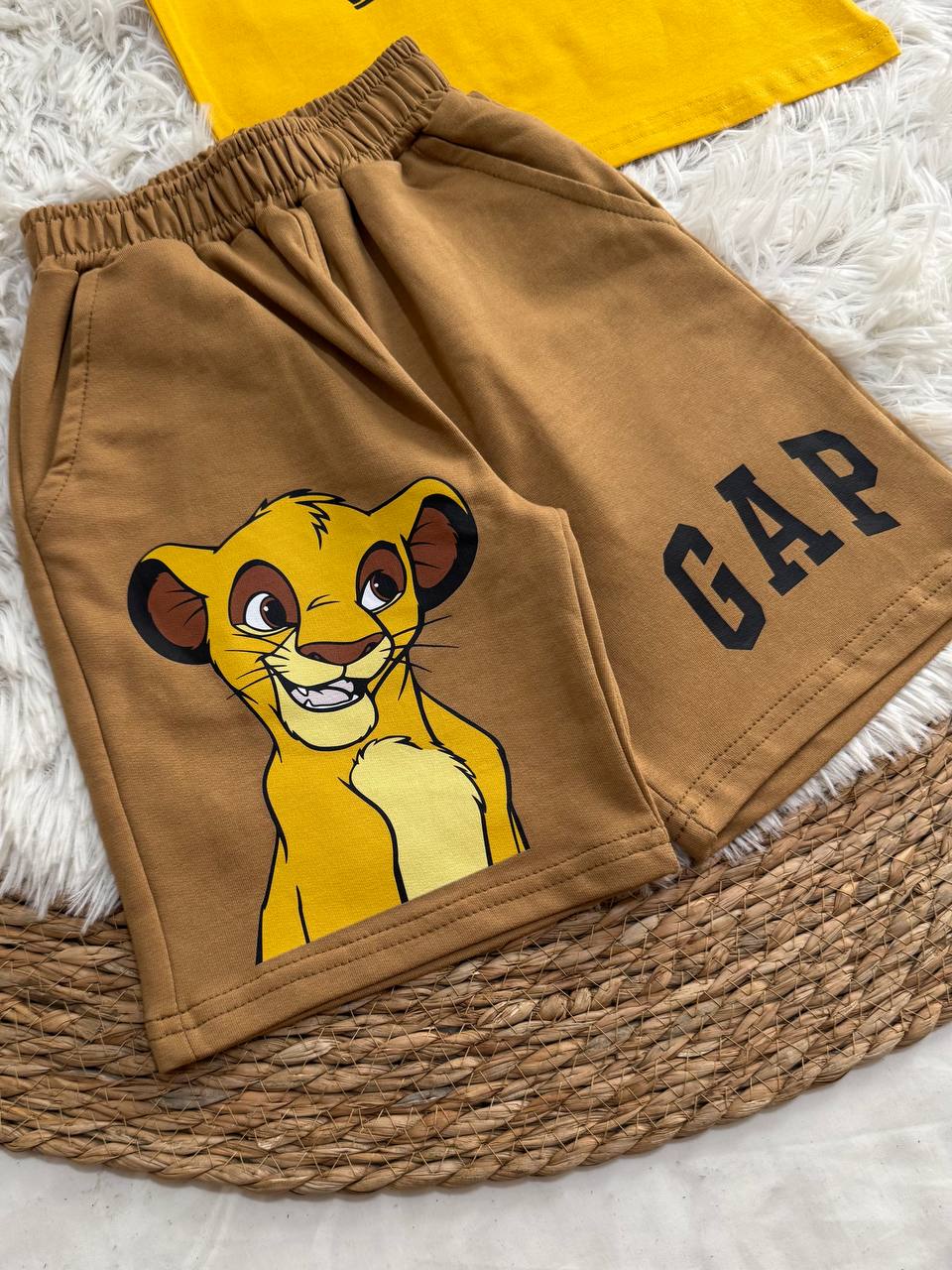 Fun Cartoon-Themed Summer Outfit for Boys