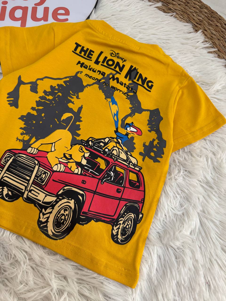 Fun Cartoon-Themed Summer Outfit for Boys