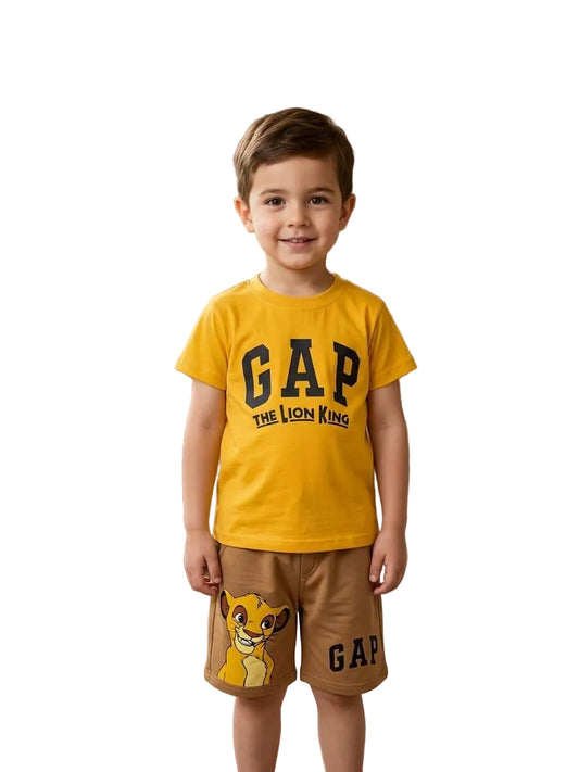 Fun Cartoon-Themed Summer Outfit for Boys|GAP002B
