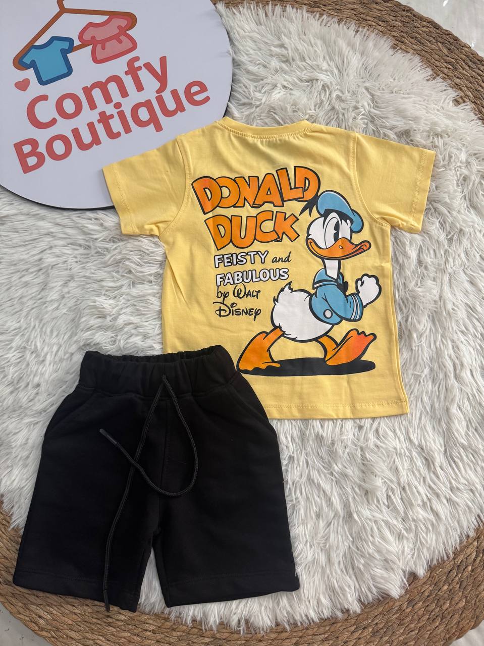Cute Disney Donald Duck Outfit for Boys – Casual Summer Wear