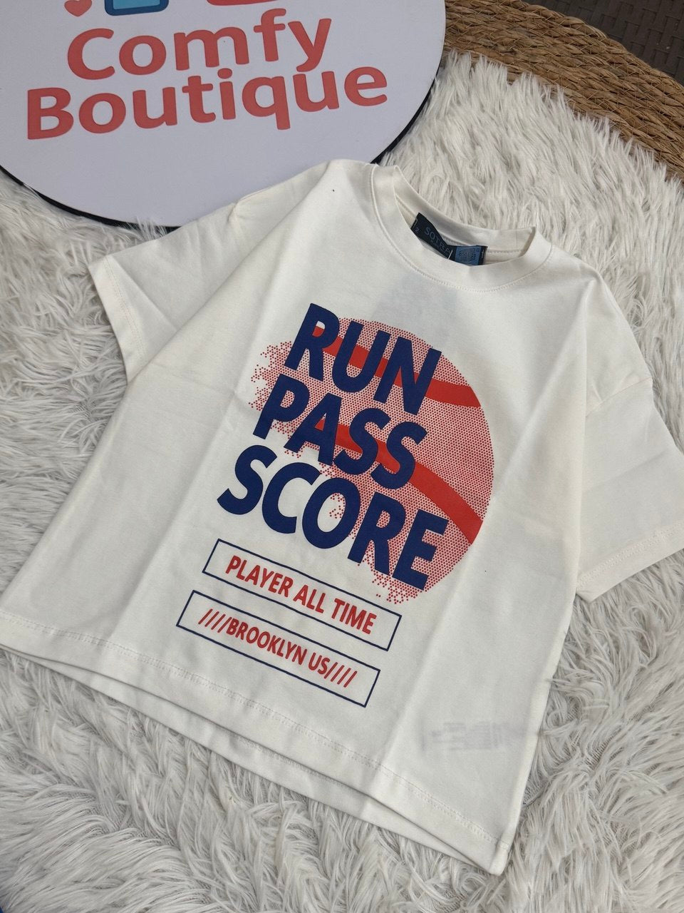 Sporty Brooklyn Tee +Blue Short Summer