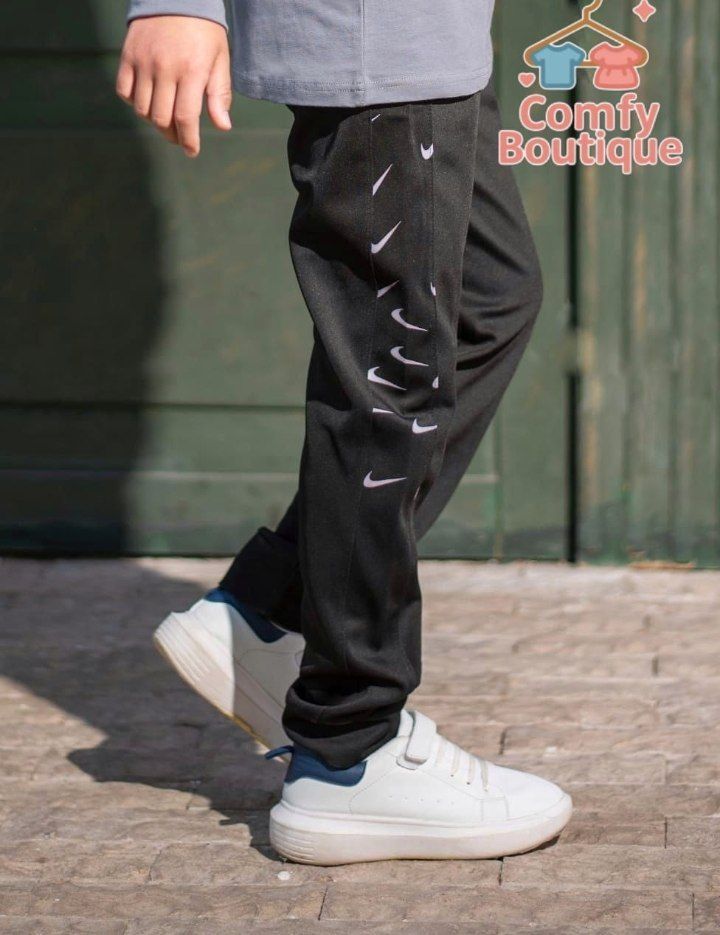 * Boys Casual Graphic Shirt and Track Pants Set