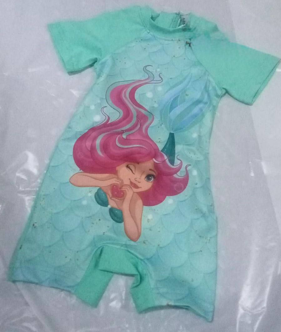 Baby Girls Mermaid Swim Romper | Cute Summer Beach One-Piece