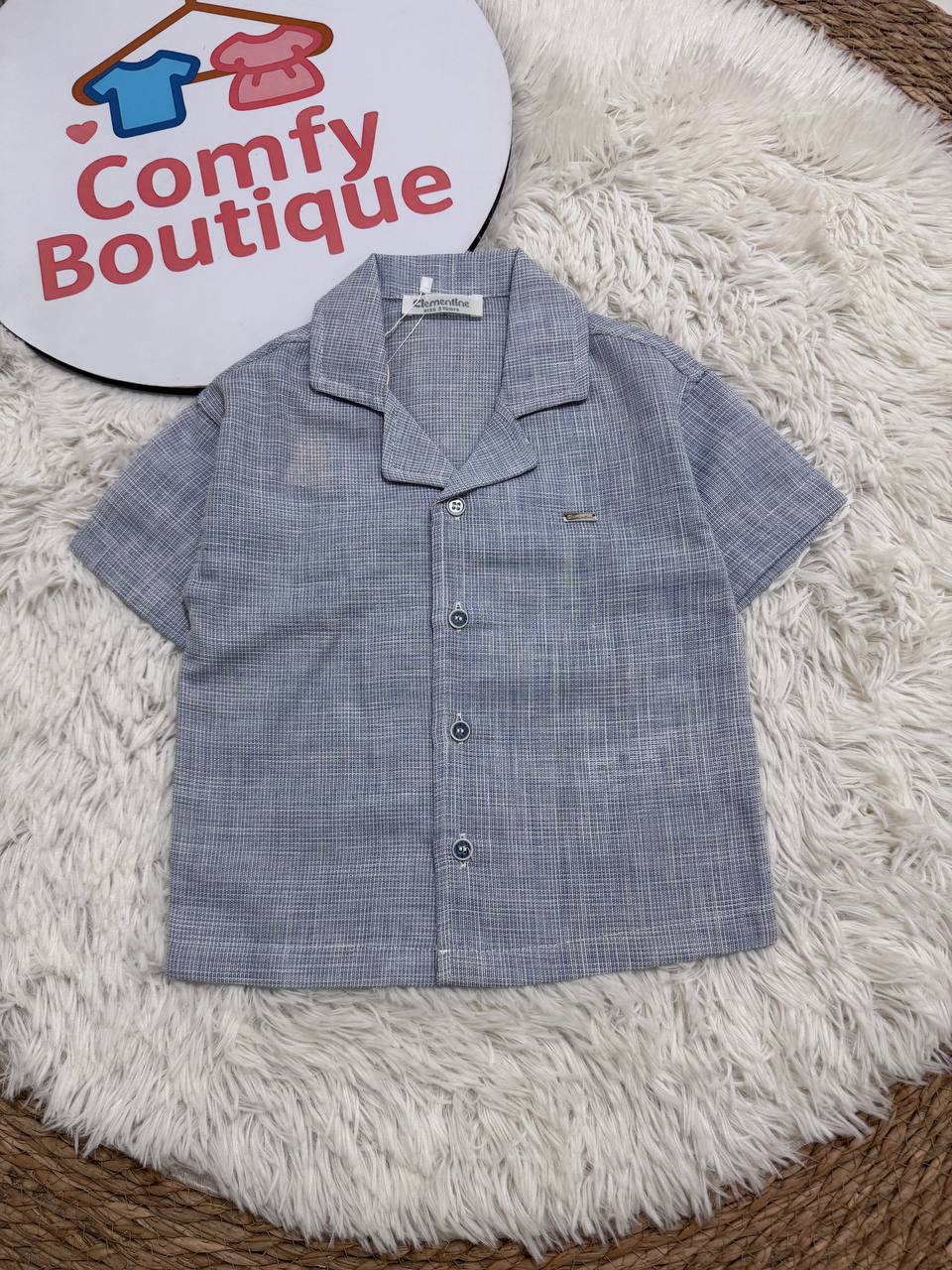 Boys Premium Textured Shirt