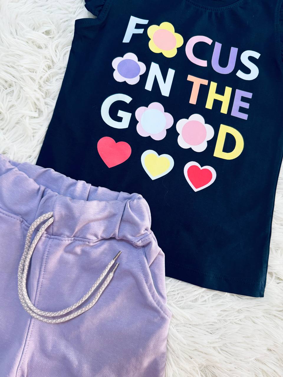 Girls Printed Summer Set – Focus on the Good