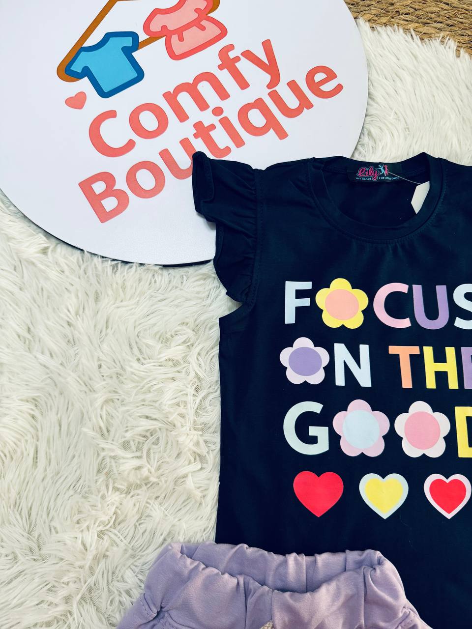 Girls Printed Summer Set – Focus on the Good