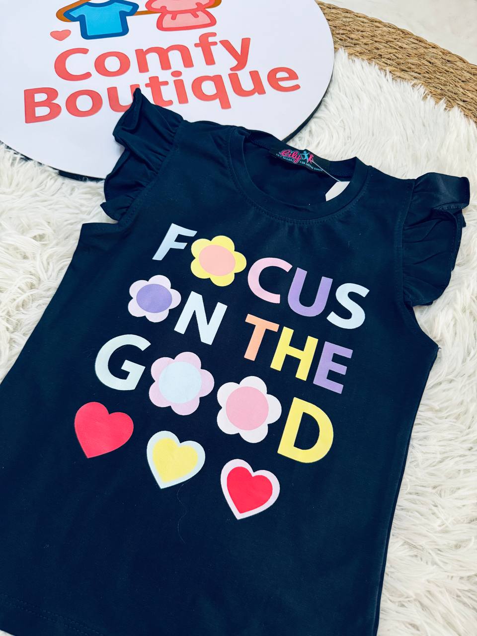 Girls Printed Summer Set – Focus on the Good