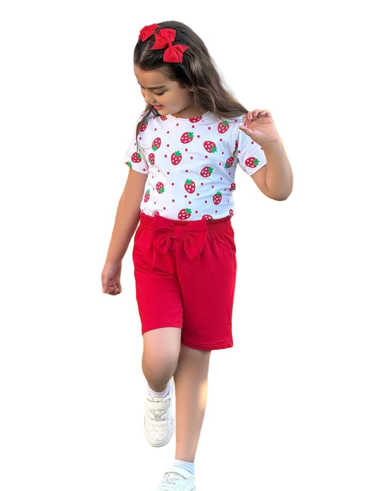 Girls Strawberry Summer Set ZN001G