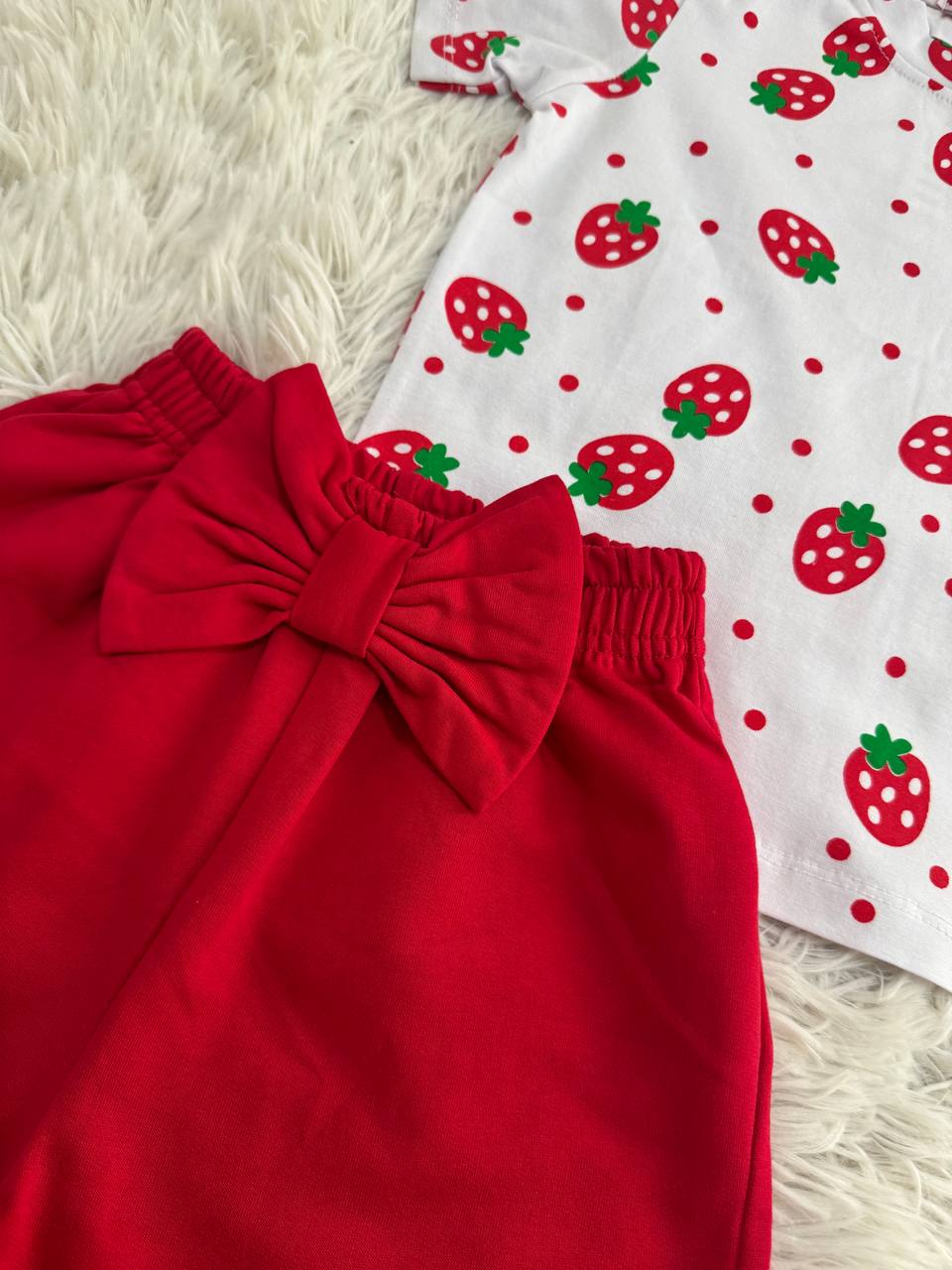 Girls Strawberry Summer Set