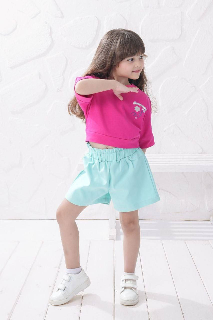 Sweet Blossom Girls OutfitGirls Trendy Summer Co-ord Set