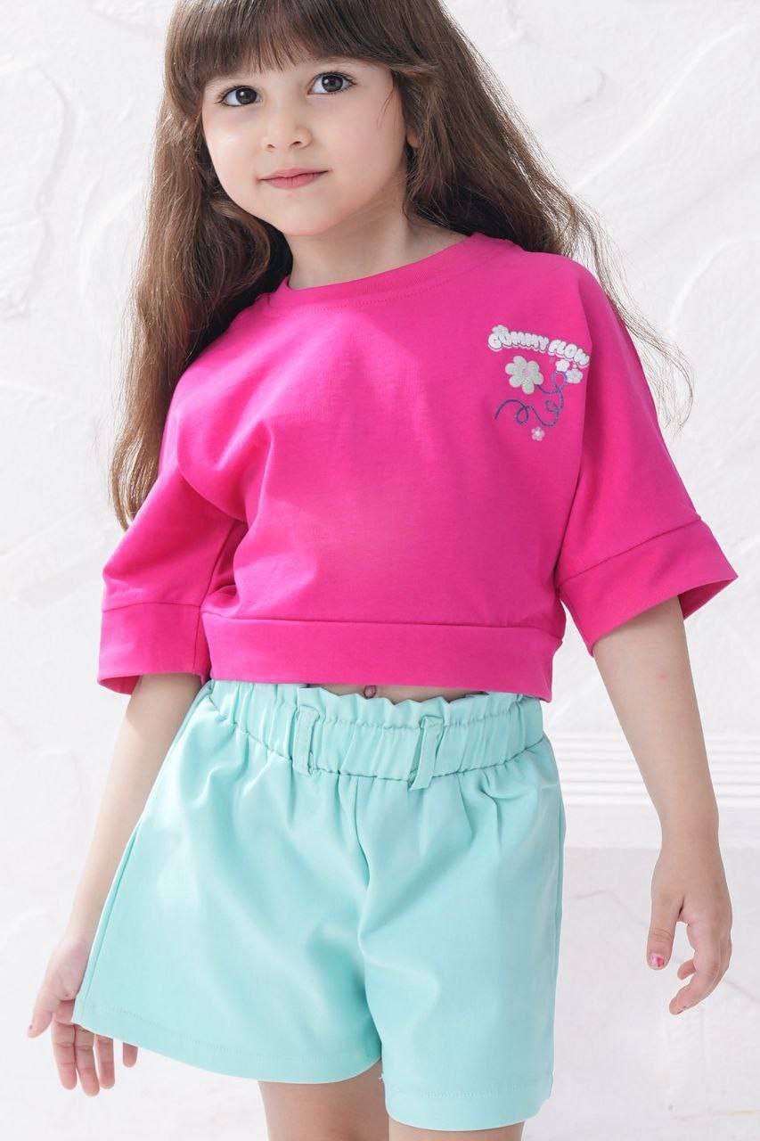 Sweet Blossom Girls OutfitGirls Trendy Summer Co-ord Set