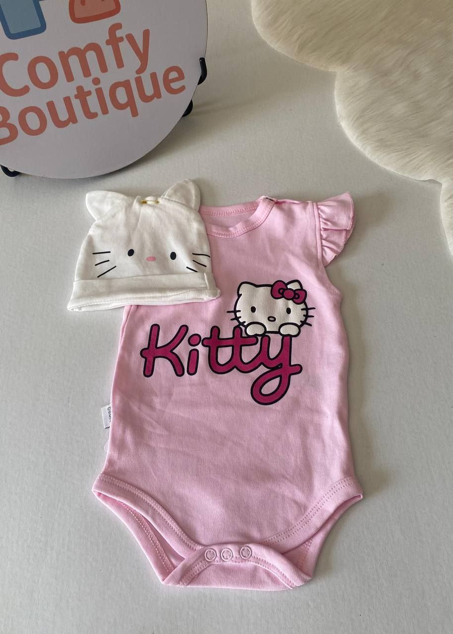 Little Princess Kitty Bodysuit Set