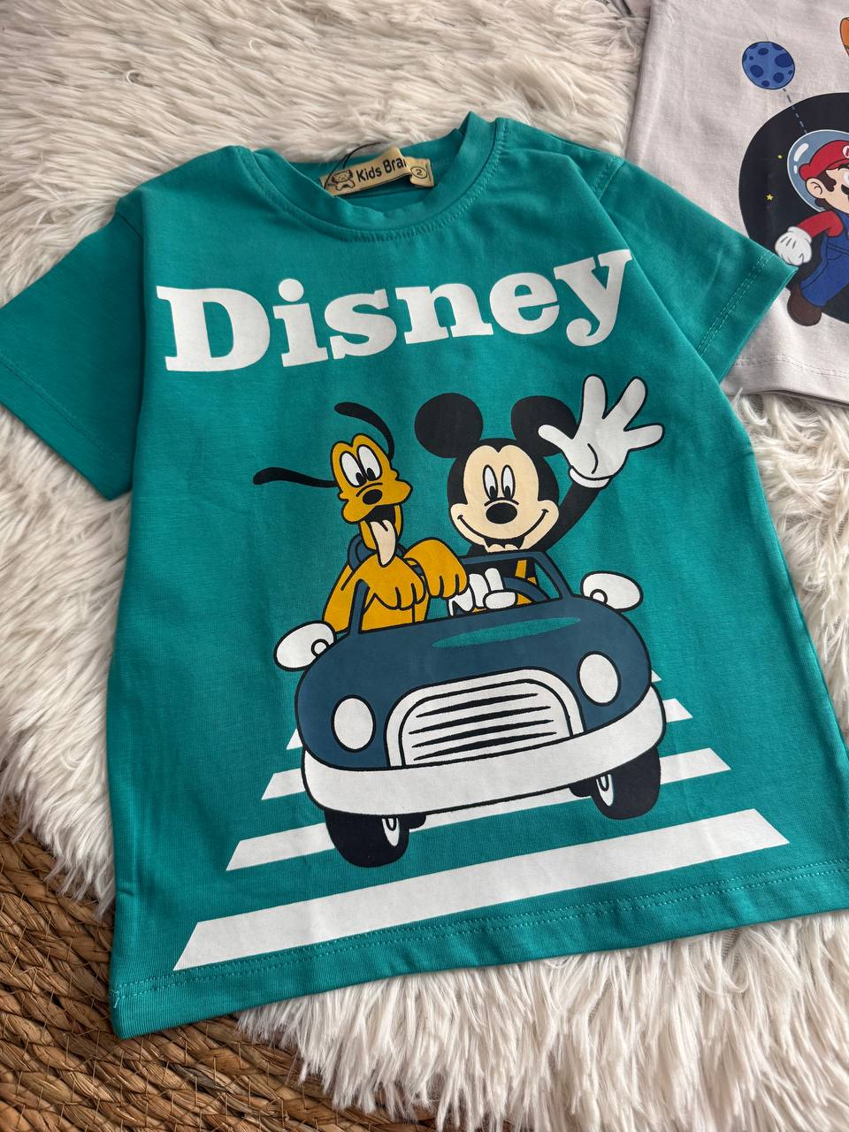 Disney Mickey Mouse Boys T-Shirt Set – 2-Pack Kids Short Sleeve Graphic Tees with Mickey, Pluto & Space Print | Summer Cotton Tops for Boys