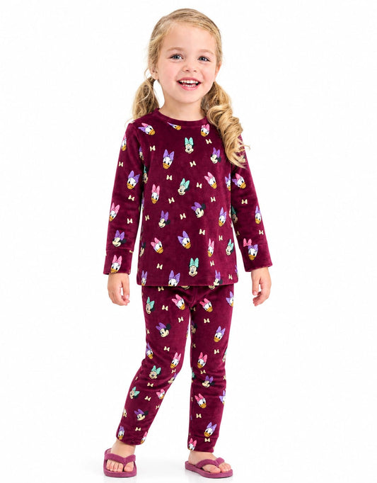 Girls' Disney Pajama Set | Long Sleeve Cozy Sleepwear : DB1-006G