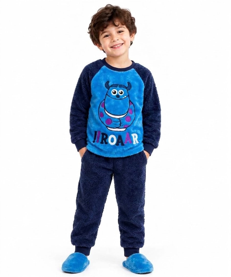 Boys’ Monsters Inc. Soft Polar Fleece Pajama Set : ZM1-010G
