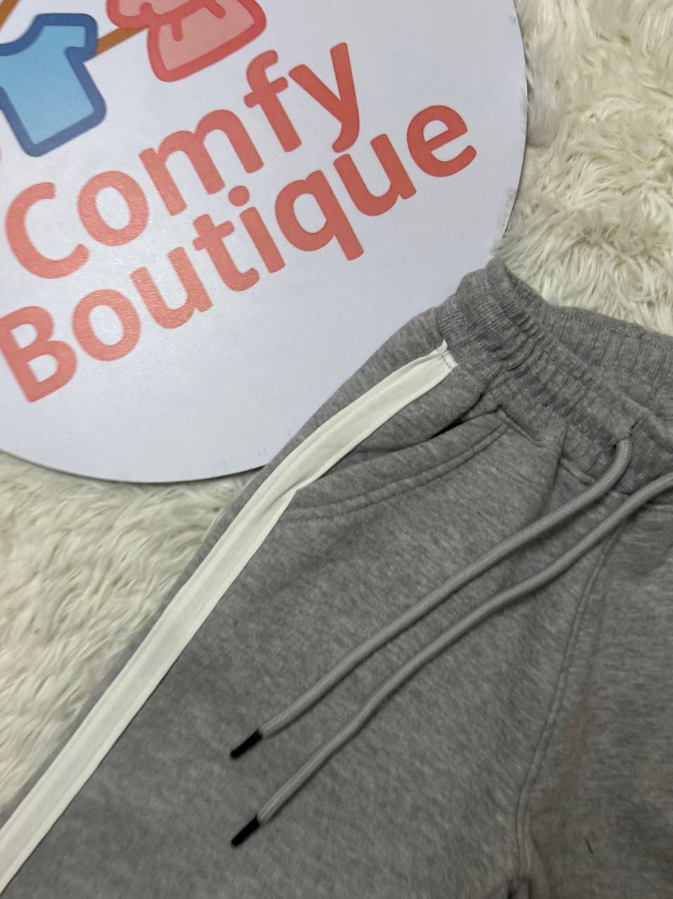 Grey Zip-Up Hoodie & Jogger Set