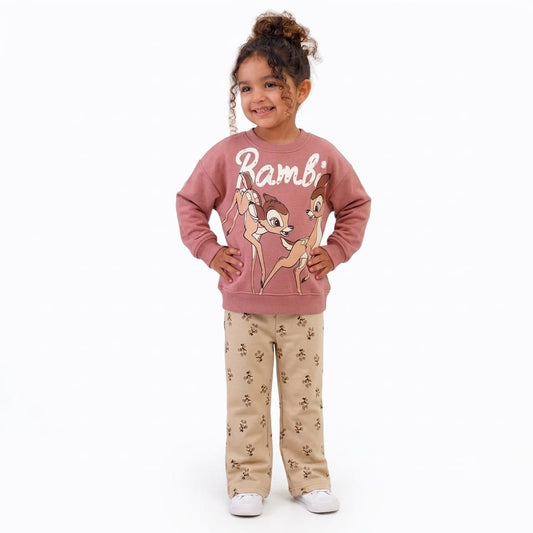 Perfect Gift – Disney Bambi Girls' Sweatshirt & Leggings Set