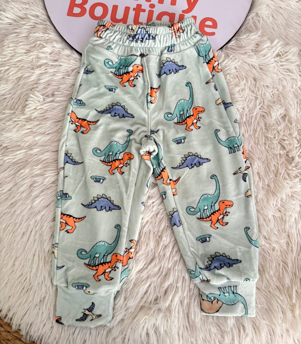 Boys Dinosaur Pajama Set | Long Sleeve Cozy Sleepwear : DB1-002B