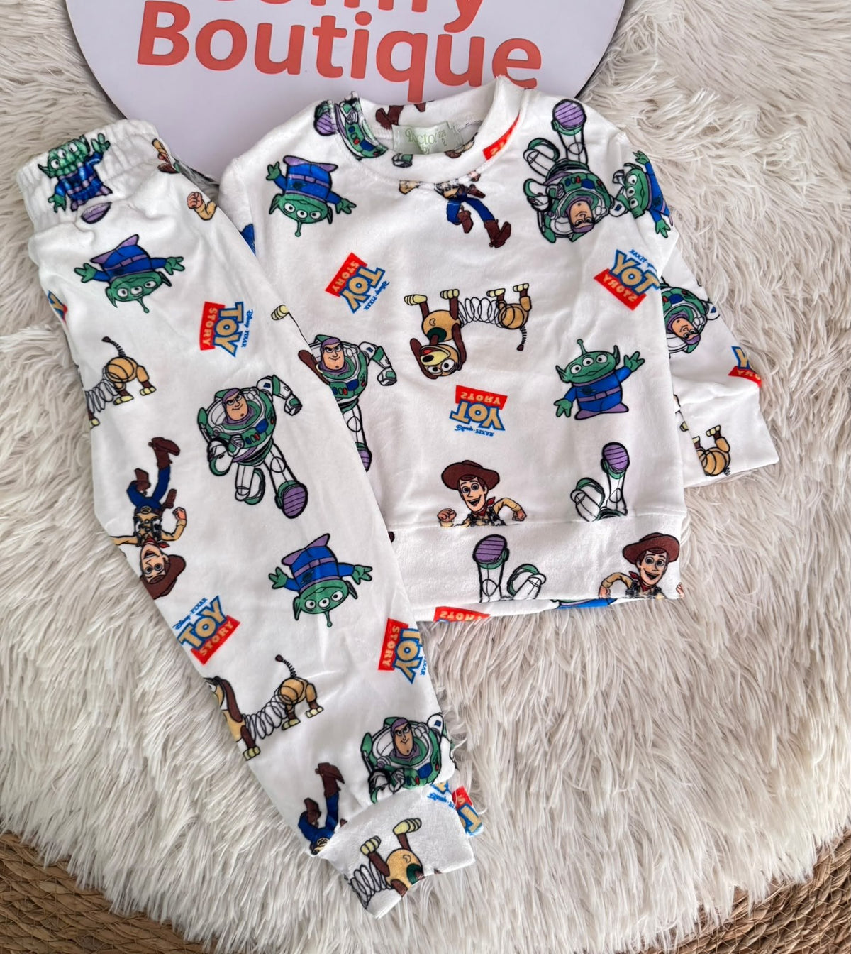 Boys' Toy Story Pajama Set | Long Sleeve Cozy Sleepwear  : DB1-003B