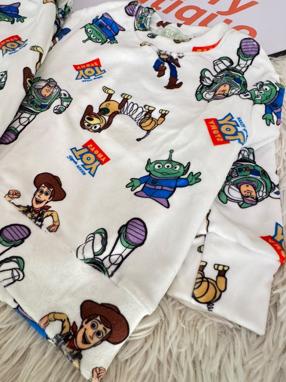Boys' Toy Story Pajama Set | Long Sleeve Cozy Sleepwear  : DB1-003B