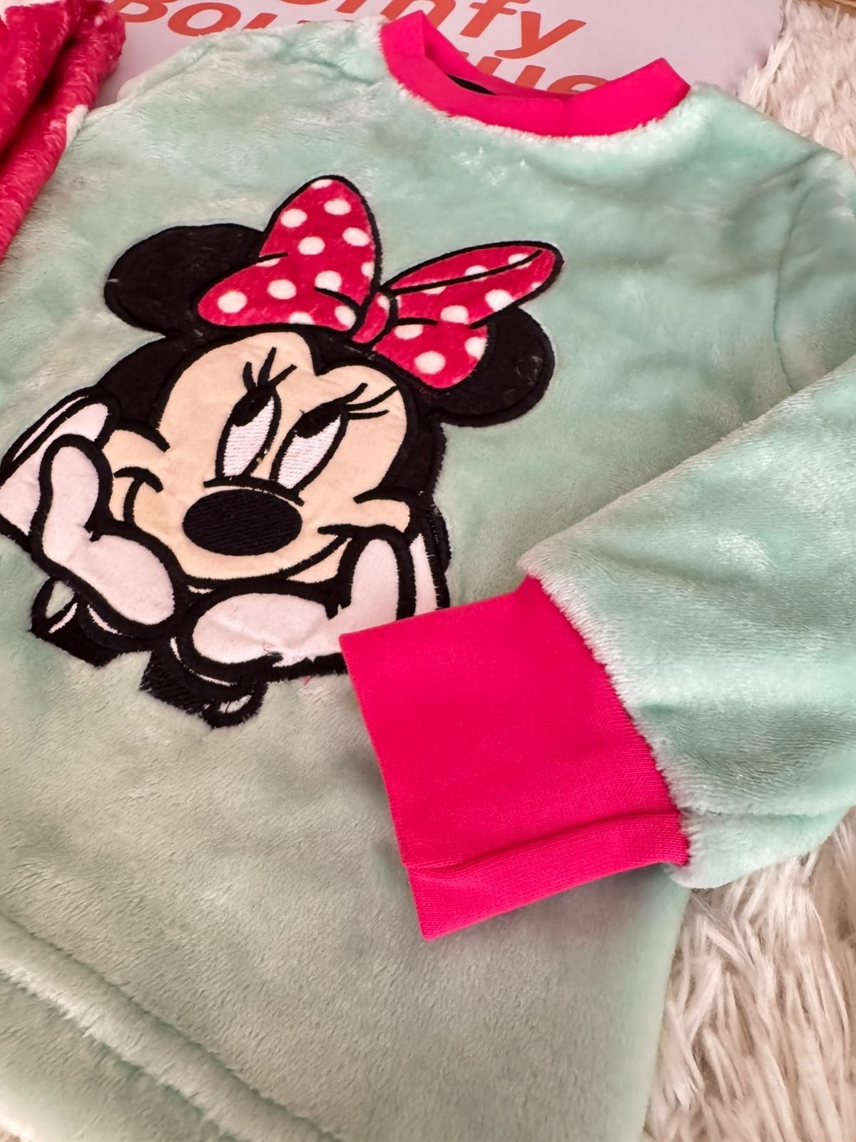 Minnie Mouse Girls’ Polar Fleece Pajama Set : BN2-004G