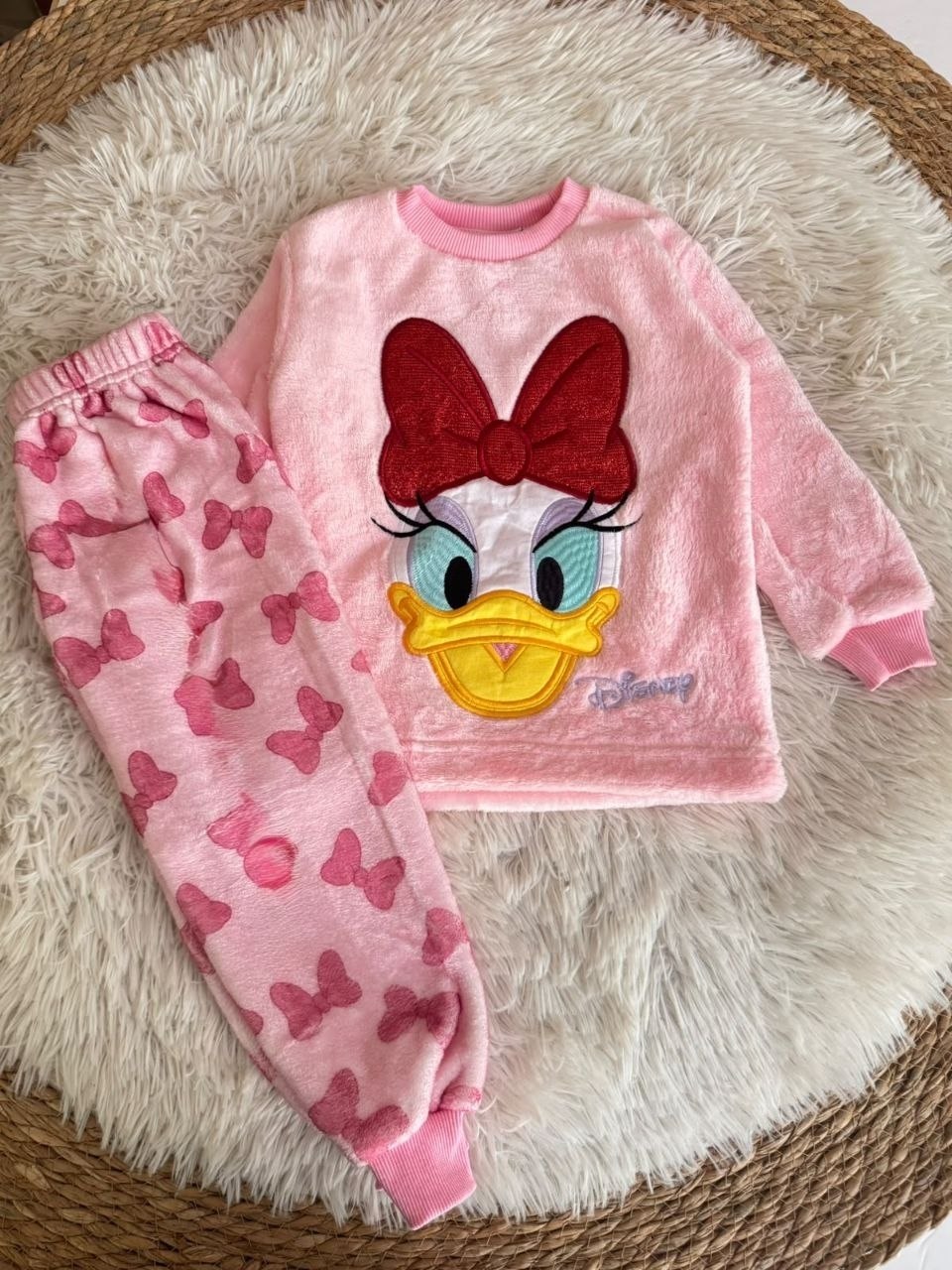 Girls’ Daisy Duck Ultra-Soft Polar Fleece Pajama Set : ZM1-005G