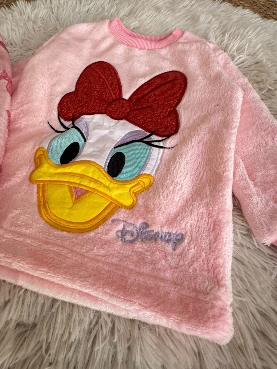 Girls’ Daisy Duck Ultra-Soft Polar Fleece Pajama Set : ZM1-005G