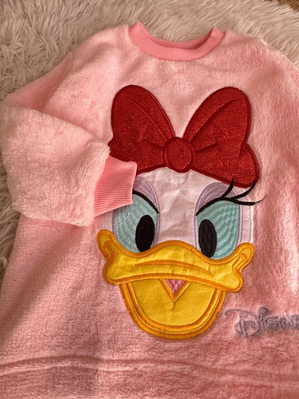 Girls’ Daisy Duck Ultra-Soft Polar Fleece Pajama Set : ZM1-005G