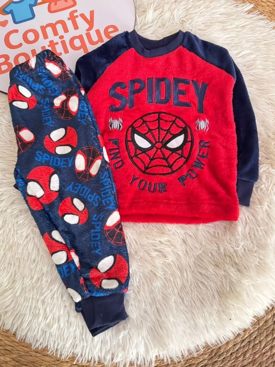 Boys’ Spidey Soft Polar Fleece Pajama Set : ZM1-008G