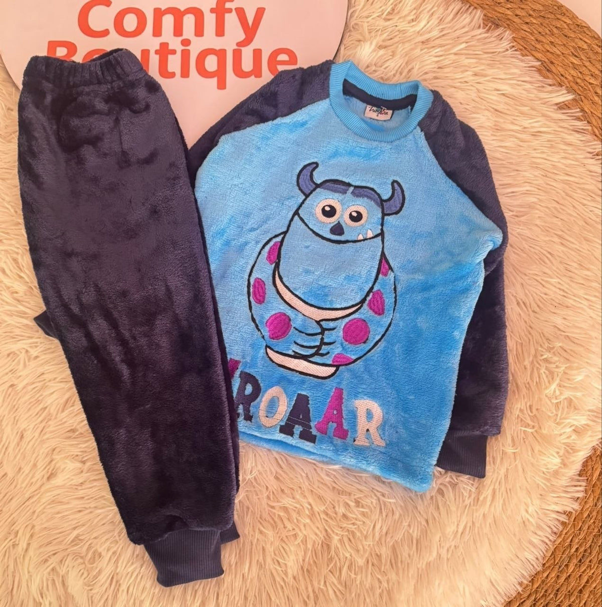 Boys’ Monsters Inc. Soft Polar Fleece Pajama Set : ZM1-010G